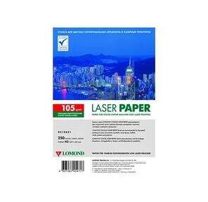 Фотобумага LOMOND Двухсторонняя Глянцевая,  для лазерной печати,  105 г / м2,  А3 / 250л.