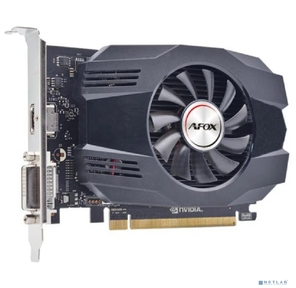 Видеокарта AFOX GT1030 4GB DDR4 64BIT,  DVI HDMI ATX SINGLE FAN  (AF1030-4096D4H5)