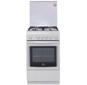 Комбинированная плита De Luxe 5040.41гэ (кр)чр 010 нержавеющая сталь4 газ. горелки,  газ-контроль рабочего стола,  чугунные решетки,  интегрированный электророзжиг,  электродуховка с терморегулятором,  мех. таймер,  гриль,  вертел с электр. приводом,  подсветка,  шнур питания,  ЦВЕТ - НЕРЖАВЕЮЩАЯ СТАЛЬ