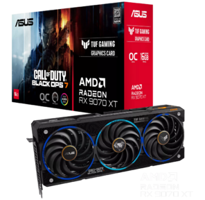 Видеокарта ASUS RX9070XT TUF GAMING COD BO7 SPECIAL EDITION OC 16GB GDDR6 256bit 3xDP HDMI 3FAN RTL  (TUF-RX9070XT-O16G-COD-BO7)
