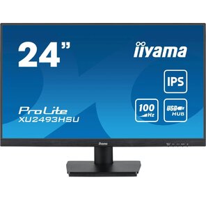 Монитор Iiyama 23.8" ProLite XU2493HSU-B7 черный IPS LED 1ms 16:9 HDMI M / M матовая 1300:1 300cd 178гр / 178гр 1920x1080 100Hz DP FHD USB 3кг