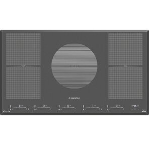 Встраиваемые индукционные панели MAUNFELD /  Индукционная,  90 см,  слайдерное управление,  5 конфорок,  Flex Zone,  графитовый цвет