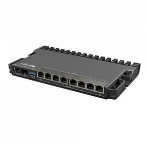 MikroTik RB5009UPr+S+IN Маршрутизатор CPU ARM64,  4 ядра 350-1400MHZ,  1GB RAM,  7*1Gbit RJ45,  1*2.5gbit RJ45,  PoE out 1-7port