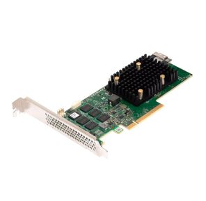 HBA-адаптер Broadcom SAS 9500-8i SGL  (05-50077-03) PCIe v4 x8 LP,  Tri-Mode SAS / SATA / NVMe 12G HBA,  8port (1*int SFF8654),  3808 IOC,  RTL {5}  (007509)