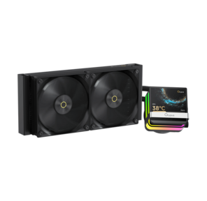 Система водяного охлаждения Ocypus Sigma L24 PRO BK,  240mm,  LCD Pump,  2x120mm FDB fans,  LGA115X / 1200 / 1700 / 18XX,  AM4 / AM5