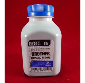 Тонер Brother TN 2075 / 85 / 2135 / 75 HL 2030 / 35 / 40 / 75 / 2140 / 50 / 70  (фл, 85г) B&W Standart фас. Россия