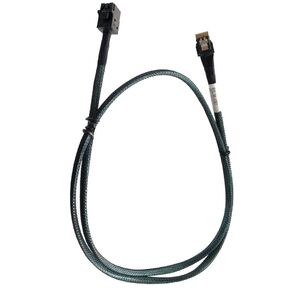 Кабель DiliVing DLSL38-1067 Slimline SASx4  (SFF8654) -to- HD MiniSAS x4  (SFF8643) PCIE 3.0,  85 Ohm,  100cm