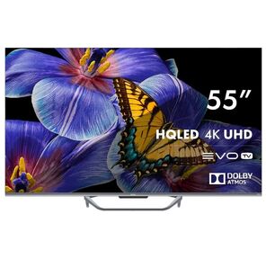 55" Телевизор HAIER Smart TV S4,  QLED,  4K Ultra HD,  серый,  СМАРТ ТВ,  Android TV