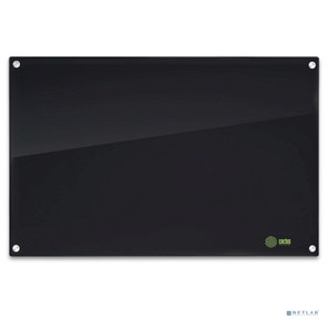 Cactus доска стеклянная  CS-GBD-65X100-BK-TM Сквозное крепление стеклянная черный 65x100 стекло крепления