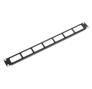 Органайзер кабельный горизонтальный 19" 1U с окнами для кабеля