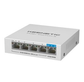 Коммутатор Keenetic KN-4610  (L2) 5x1Гбит / с 4PoE+ 60W неуправляемый