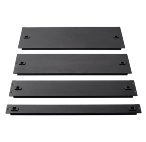 19" металлическая фальш-панель 1U,  быстросъемная,  черная