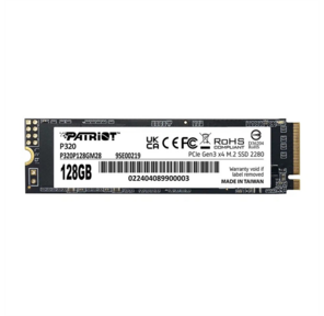 Накопитель SSD Patriot PCIe 3.0 x4 128GB P320P128GM28 P320 M.2 2280