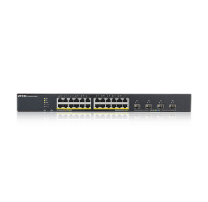 Smart L3 Lite коммутатор PoE+ Zyxel NebulaFlex XGS1935-28HP,  rack 19",  24xGE PoE+,  4xSFP+,  бюджет PoE 375 Вт