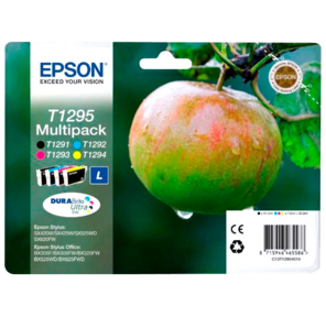 Картридж струйный Epson C13T12954012 черный / голубой / пурпурный / желтый набор карт. для Epson St SX420W / SX425W / SX525WD / SX620FW / B42WD / BX305F / BX305FW / BX320FW / BX525WD / BX625FWD / BX925FWD
