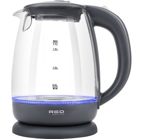 Чайник электрический Red Solution RK-G185 1.7л. 2200Вт серый