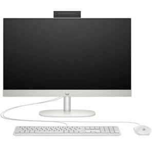Моноблок HP 24-cr0071ci 23.8" Full HD i7 1355U  (1.7) 16Gb SSD1Tb Iris Xe без ОС GbitEth WiFi BT 90W клавиатура мышь Cam белый 1920x1080