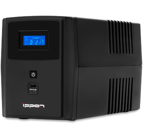 Источник бесперебойного питания Ippon Smart Power Pro II Euro 2200 1200Вт 2200ВА черный