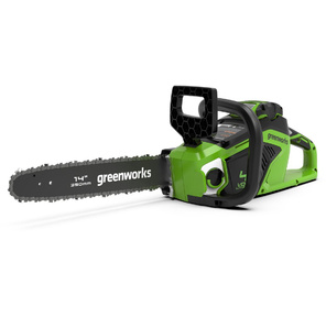 Greenworks Цепная пила аккумуляторная GreenWorks  GD40CS15,  40V,  35 см,  бесщеточная,   до 1, 5 КВТ,  с АКБ 2АЧ и ЗУ [2005707UA]