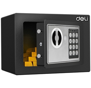 Сейф Deli Safe Box Size (cm):17*23*17;Door / box thickness:3 / 1mm;