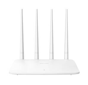 Tenda F6 Wi-Fi роутер N300,  до 300 Мбит / с на 2, 4 ГГц,  LAN 3x100 Мбит / с,  WAN 1x100 Мбит / с,  4x5dBi антенны,  белый корпус