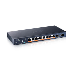 Мультигигабитный Smart L3 Lite коммутатор Zyxel NebulaFlex XMG1915-10EP,  8xRJ-45: 1 / 2.5G PoE++,  2xSFP+,  бесшумный  (без вентилятора),  бюджет PoE 130 Вт