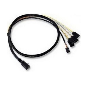 lsi Кабель ACD-SFF8643-SATASB-10M,  INT SFF8643-to-4*SATA+SB  ( HDmSAS -to- 4*SATA+SideBand internal cable) 100cm