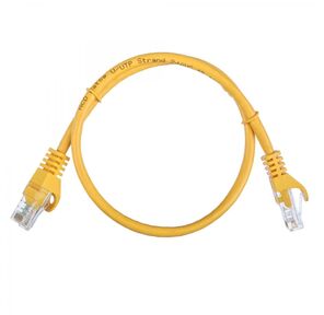Патч-корд ACD-LPU5E-5DY [ACD-LPU5E-5DY] Cat5e UTP 24AWG 4Pair,  7 / 0.18мм CCA Желтый,  0.5м,   (741371)