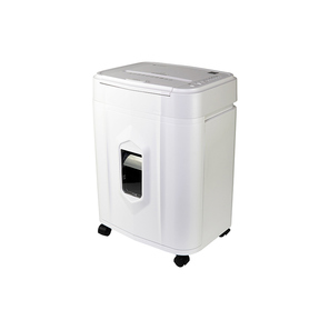 Шредер Heleos АП23-4 черный с автоподачей  (секр.P-4) фрагменты 145лист. 23лтр. скрепки скобы пл.карты