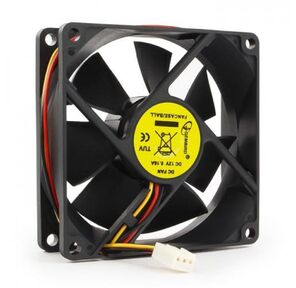 Gembird Вентилятор для корпуса 80x80x25mm,  ball,  узкий разъем 3 pin [FANCASE / BALL]