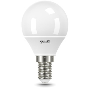 GAUSS 53122 Светодиодная лампа LED Elementary Шар 12W 920lm E14 4100K 1 / 10 / 100 0
