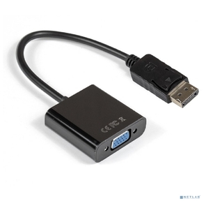 Exegate EX284910RUS Кабель-переходник DisplayPort-VGA ExeGate EX-DPM-VGAF-0.15  (20M / 15F,  0, 15м)