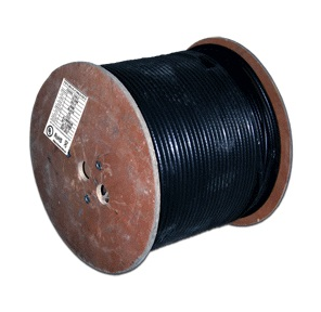Кабель TWT коаксиальный RG11U 75 Ом,  CCS,  оплетка AL 96*0.16мм,  PE,  внешний,  черный,  305 м
