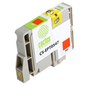 Картридж струйный Cactus CS-EPT0547 для Epson Photo R800 R1800 красный 16.5мл