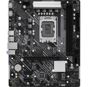ASROCK B760M-H2 / M.2 LGA1700,  B760,  2*DDR5,  DP+HDMI,  4xSATA3 6.0  (RAID),  M.2 Socket,  USB 3.2,  USB 2.0,  mATX; 90-MXBN00-A0UAYZ