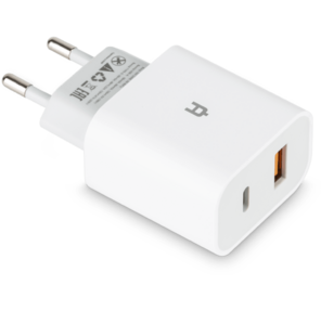 Сетевое зарядное устройство Alteracs USB Type C AC18F White