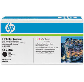 Черный картридж HP Color LaserJet CE260X