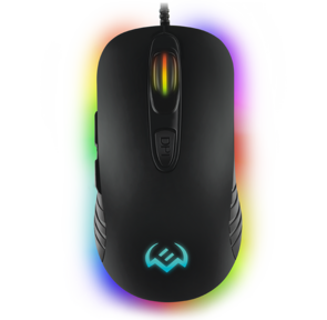 Игровая мышь SVEN RX-G820  (6+1кл. 200-4800 DPI. ПО. SoftTouch. RGB-подсветка. игров. упак)