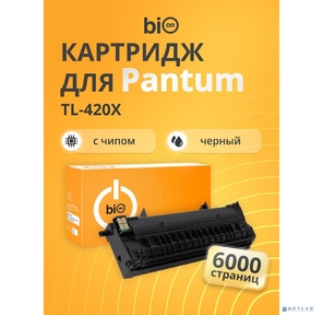 Bion BCR-TL-420X Картридж для Pantum P3010D / P3010DW / P3300D / P3300DN / P3300DN (RU) /  P3300DW / M7100DN /  M7100DW / M6800FDW / M7200FD /  M7200FDN /  M7200FDW / M7300FDN / M7300FDW 6000 стр.