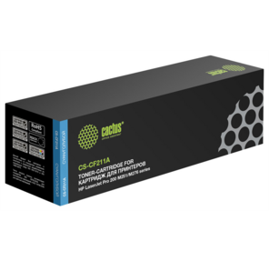 Тонер Картридж Cactus CS-CF211A голубой для HP LaserJet Pro 200 M251 / M276  (1800стр.)