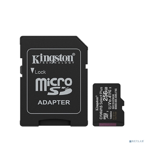 Флеш карта microSDXC 256GB Kingston SDCS3 / 256GB Canvas Select Plus V10 A1 + adapter