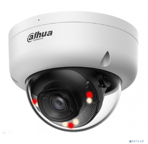 DAHUA DH-IPC-HDBW1439E1P-A-IL-0280B-S6 Уличная купольная IP-видеокамера 4Мп,  1 / 3” CMOS,  объектив 2.8мм,  ИК 30м, LED 30м,  IP67 , IK08,  микрофон,  металл,  пластик