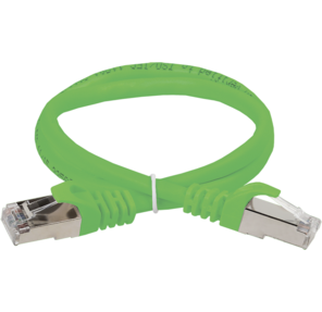 Коммутационный шнур  (патч-корд),  кат.5Е FTP,  1м,  зеленый