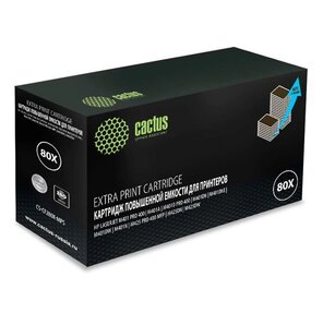 CACTUS CS-CF280X-MPS Тонер Картридж черный для HP LJ Pro 400 / M401 / M425  (13000 стр.)