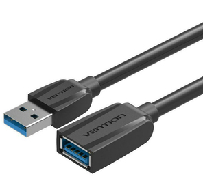 Кабель-удлинитель Vention USB 3.0 AM / AF - 1м Black Edition