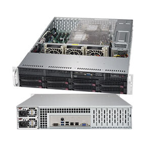 Supermicro SuperServer 2U 6029P-TRT noCPU (2)Scalable / TDP 45-205W /  memory (16) /  SATARAID 0 / 1 / 5 / 10 /  HDD (8)LFF /  2x10GBE /  6xLP,  M2 /  2x1000W