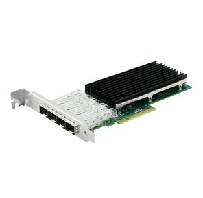 Network Interfaced Card LR-LINK LREC9804BF-4SFP+,  10GBASE Fiber PCIe x8 NIC  (Quad SFP+) Analogs: Silicom: PE310G4i71L ,  Intel: XL710-AM2,  Intel XL710,  4 x SFP+