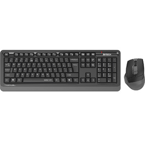 Клавиатура + мышь A4Tech Fstyler FGS1035Q клав:черный / серый мышь:черный / серый USB беспроводная Multimedia  (FGS1035Q GREY)