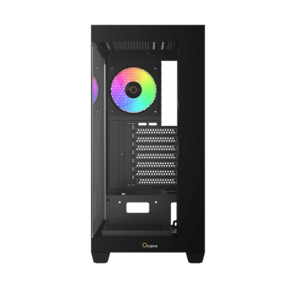 корпус Ocypus Gamma C72 BK ARGB,  ATX,  USB3.0*1+USB2.0*2,  SIDE 3x120mm ARGB,  REAR 1x120mm ARGB