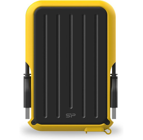 Внешний жесткий диск 2TB Silicon Power  Armor A66,  2.5",  USB 3.2,  Желтый